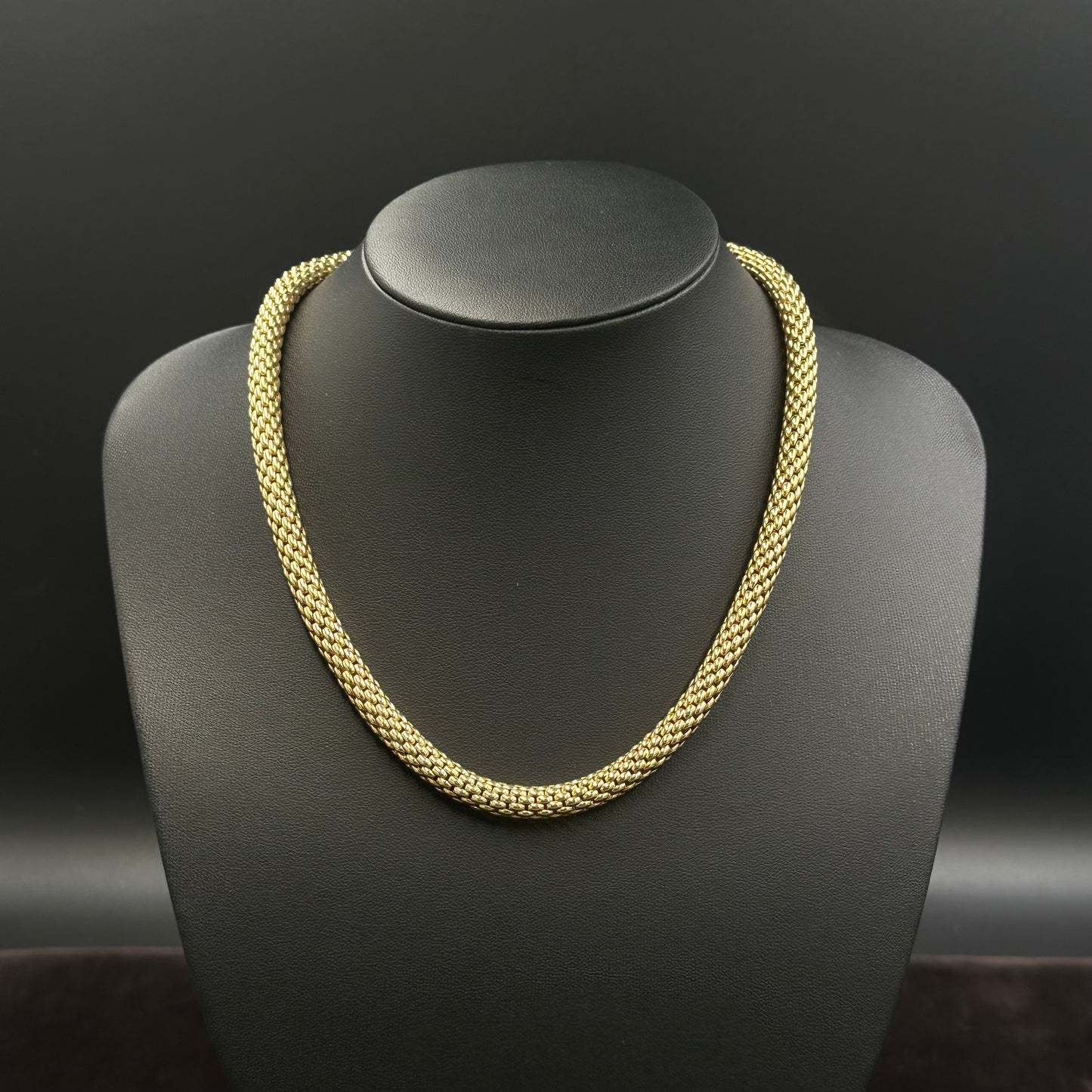 FOPE Kette 45cm + Armband 20cm 750er Gelbgold 18Karat Designer Fope Collier Schmuck Set