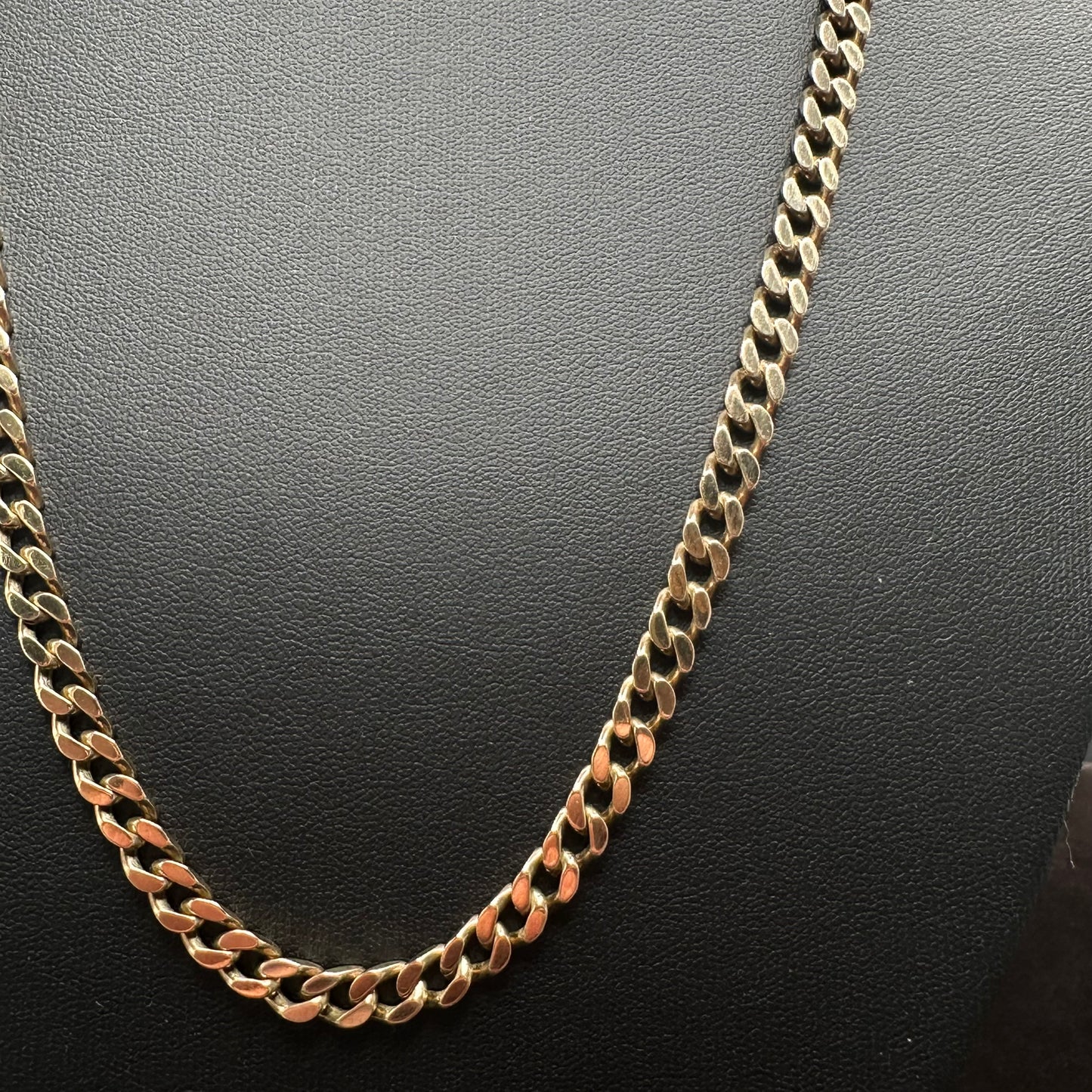 Massive Panzerkette 333er 8Karat Goldkette 55cm x 5mm Cubanchain 41g