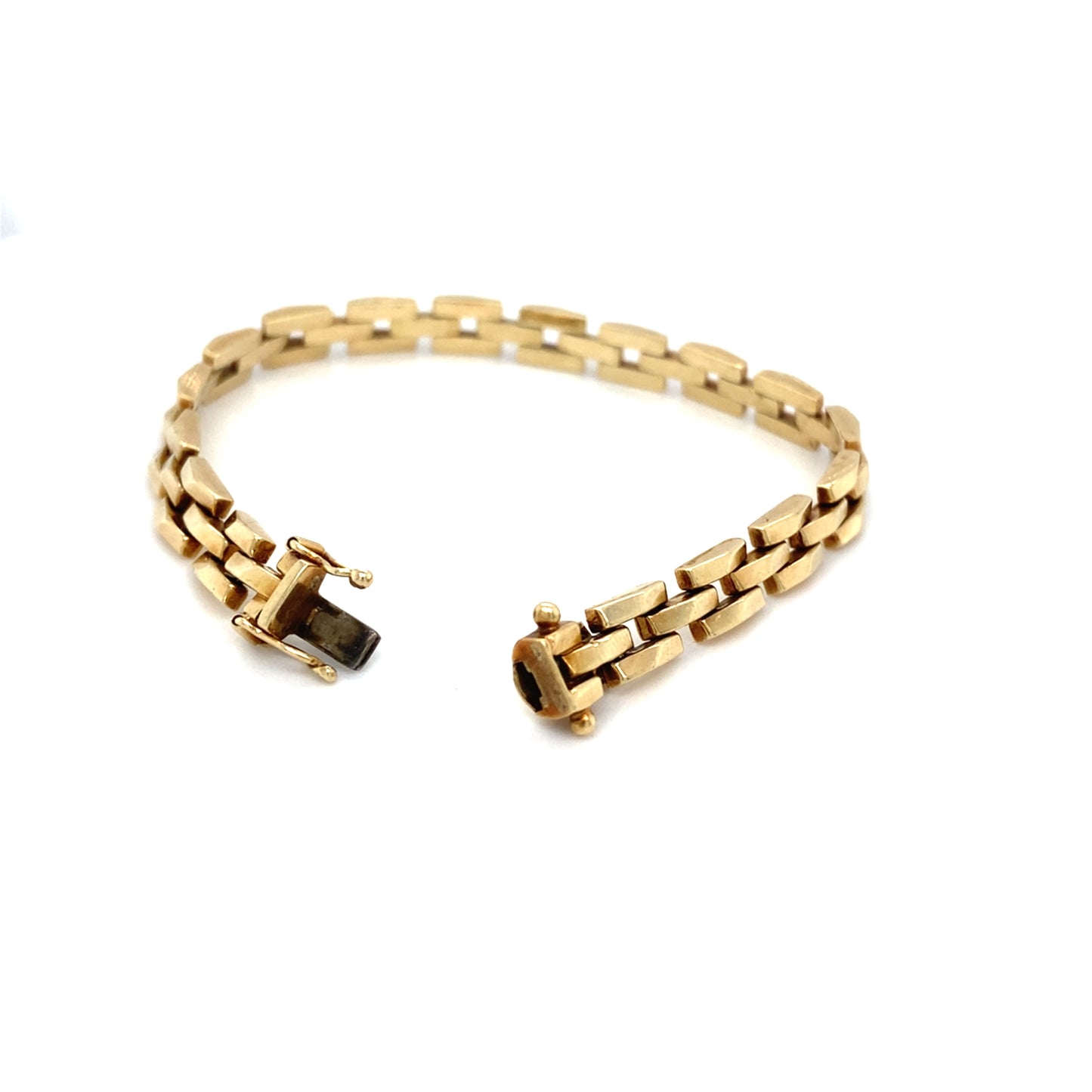 Grain de Riz Armband 585er Gelbgold 18cm x 6mm 14 Karat Goldarmband