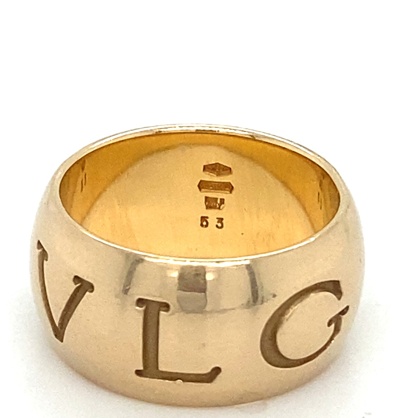 BVLGARI Designer Ring 750er Gelbgold 18Karat Goldring