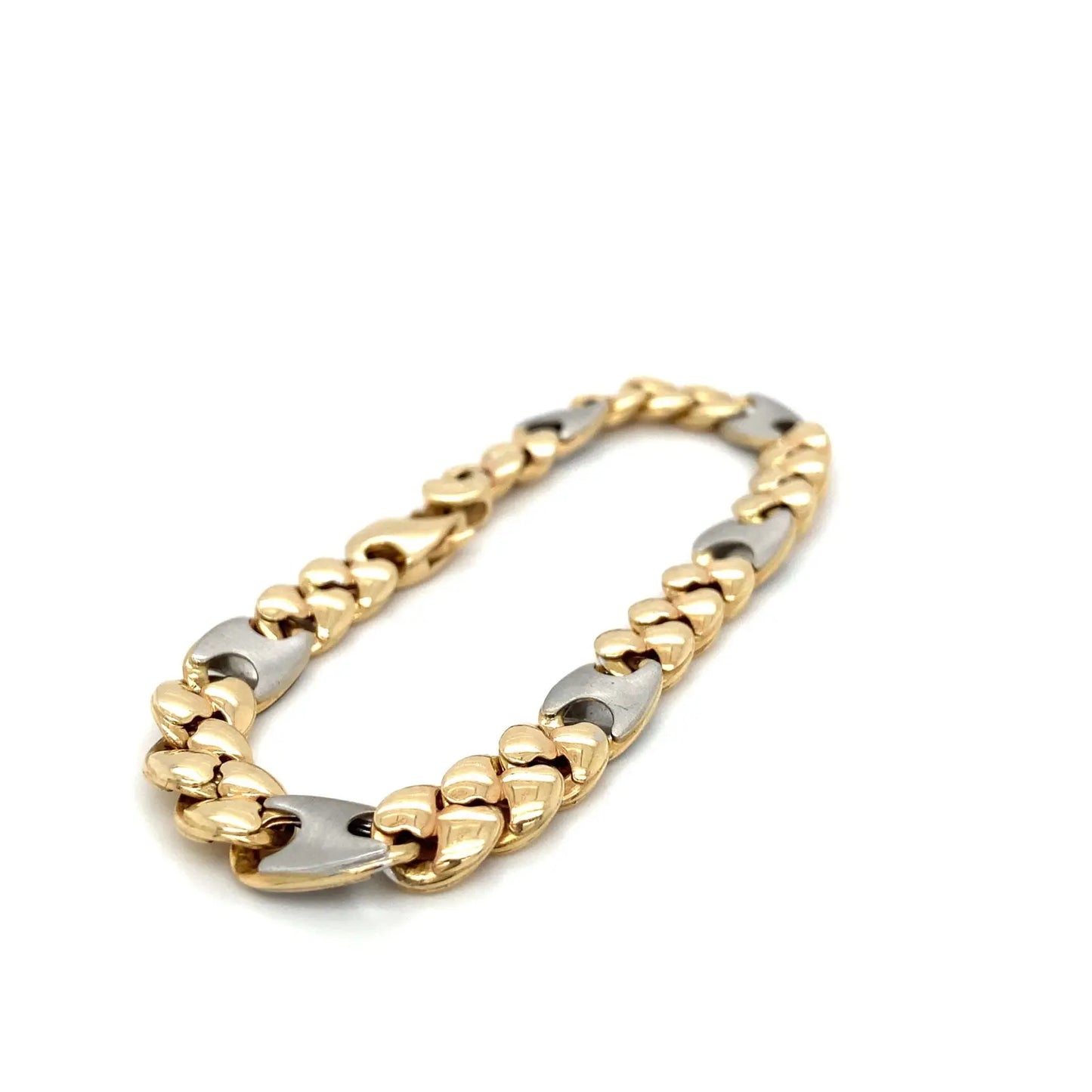 Figaro Armband 585er Gelbgold 14Karat 19,5cm Goldarmband Panzer