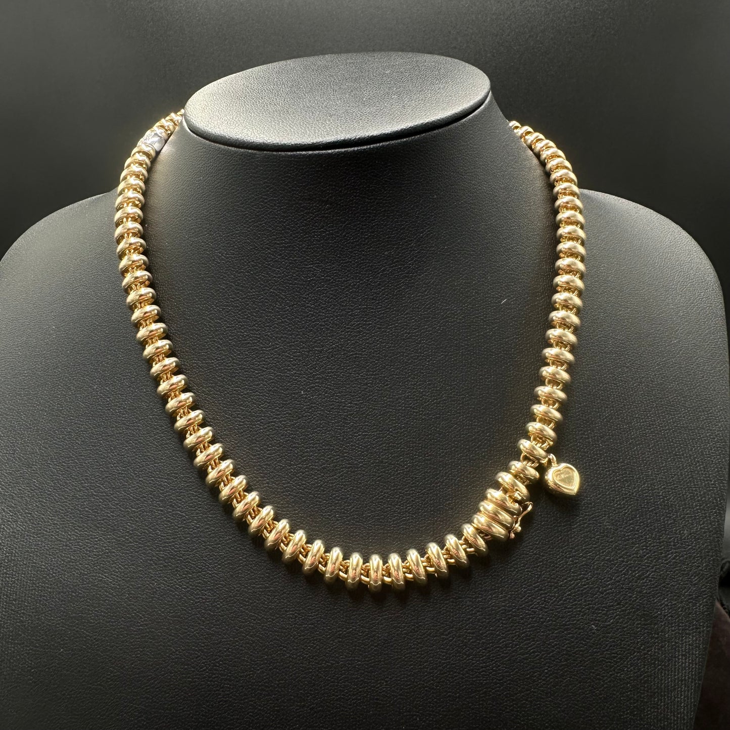 Chopard Les Chaines Collier mit Brillanten Goldkette 750er 18Karat Gelbgold Designer Diamanten