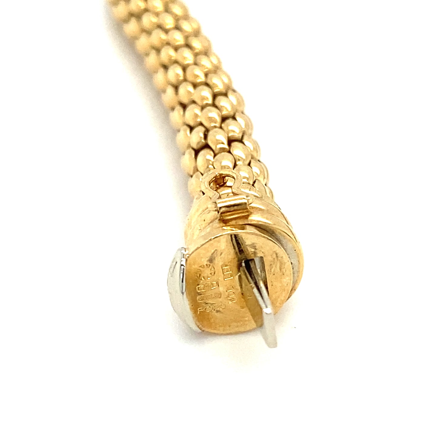 FOPE Kette 45cm + Armband 20cm 750er Gelbgold 18Karat Designer Fope Collier Schmuck Set
