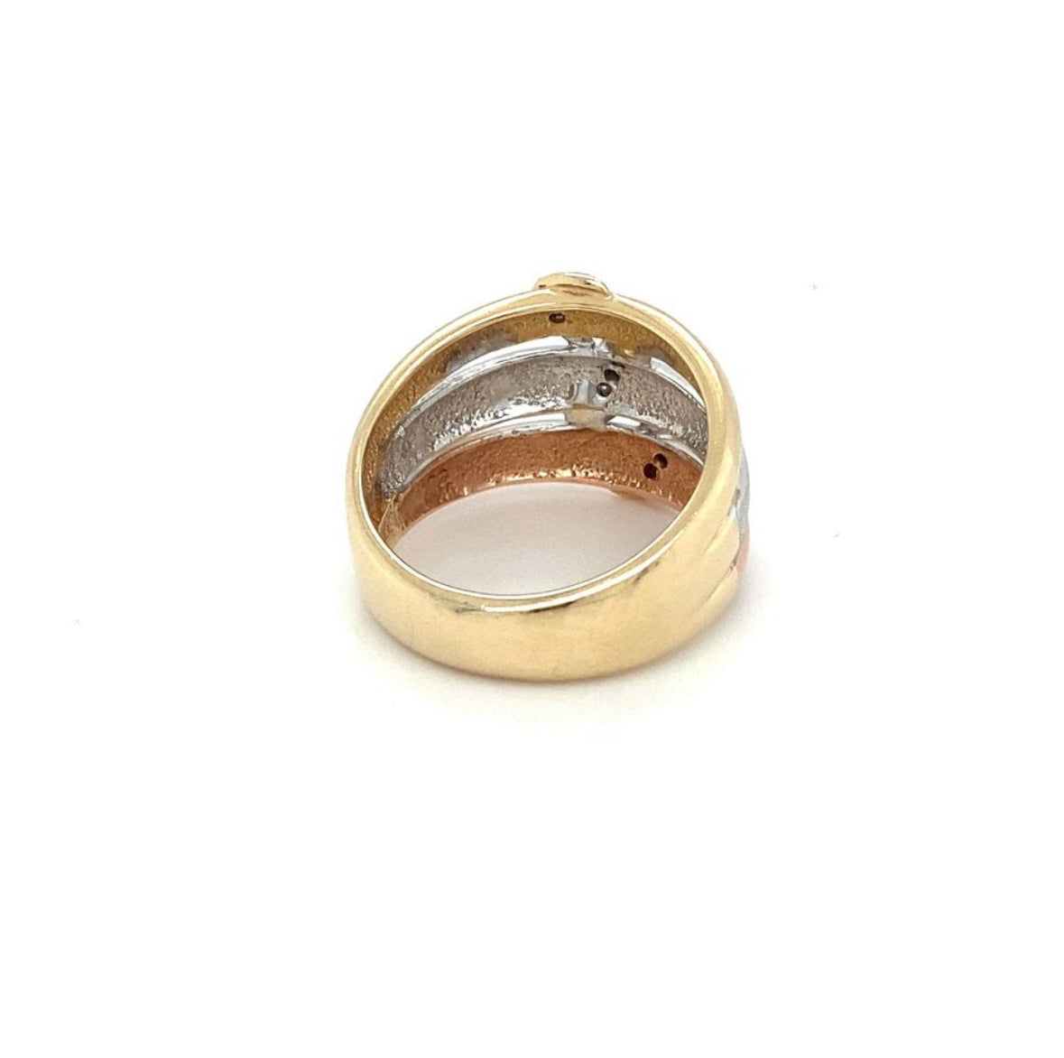Tricolor Goldring RG.57 14K Mehrfarbiges Gold