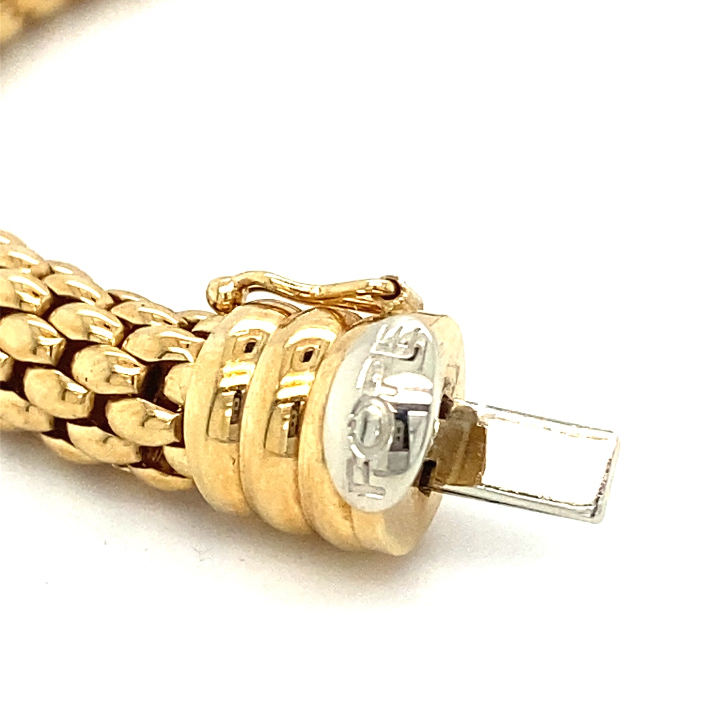 FOPE Kette 45cm + Armband 20cm 750er Gelbgold 18Karat Designer Fope Collier Schmuck Set