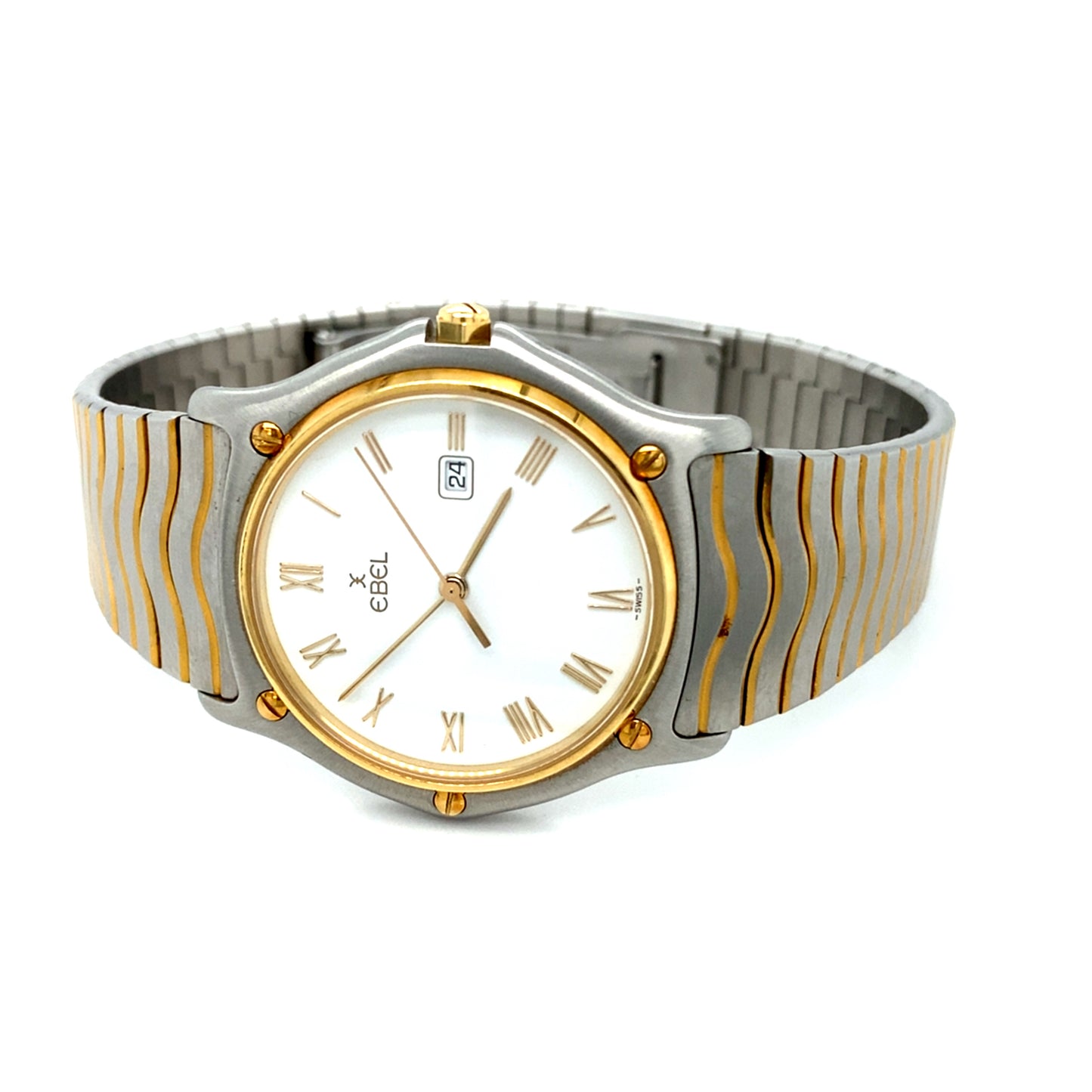 Ebel Wave Classic Herren Uhr Stahl/Gold Ref. 184903