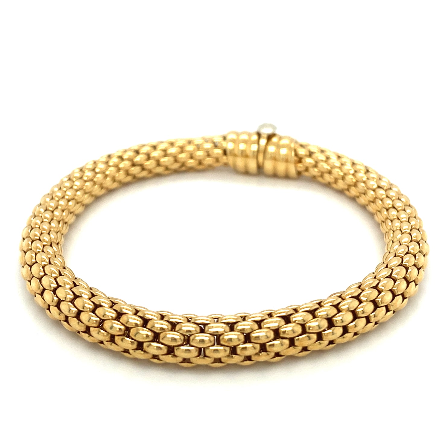 FOPE Kette 45cm + Armband 20cm 750er Gelbgold 18Karat Designer Fope Collier Schmuck Set