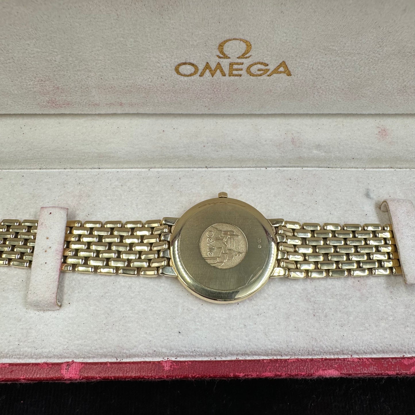 Omega De Ville Vollgold Golduhr Goldarmbanduhr 18Karat Gelbgold 750