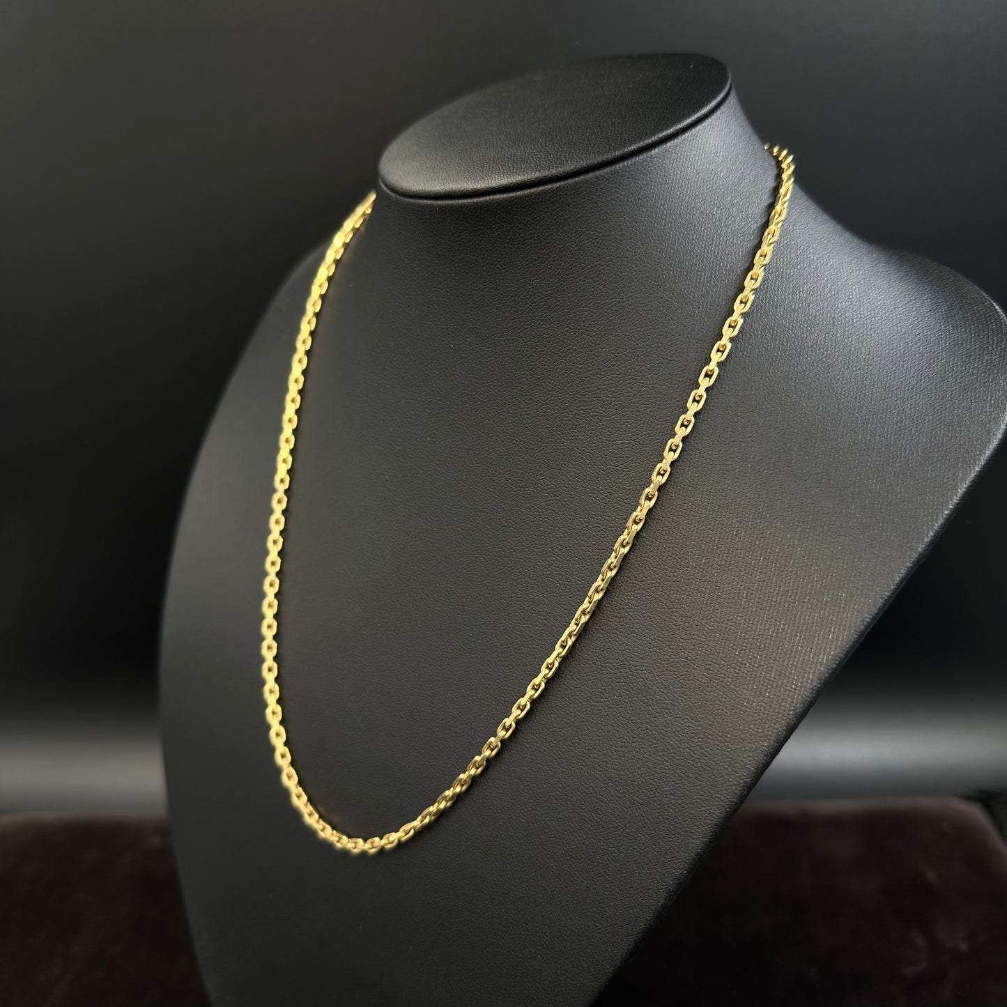 Ankerkette Goldkette 50cm x 2,5mm 333er 8Karat Gelbgold