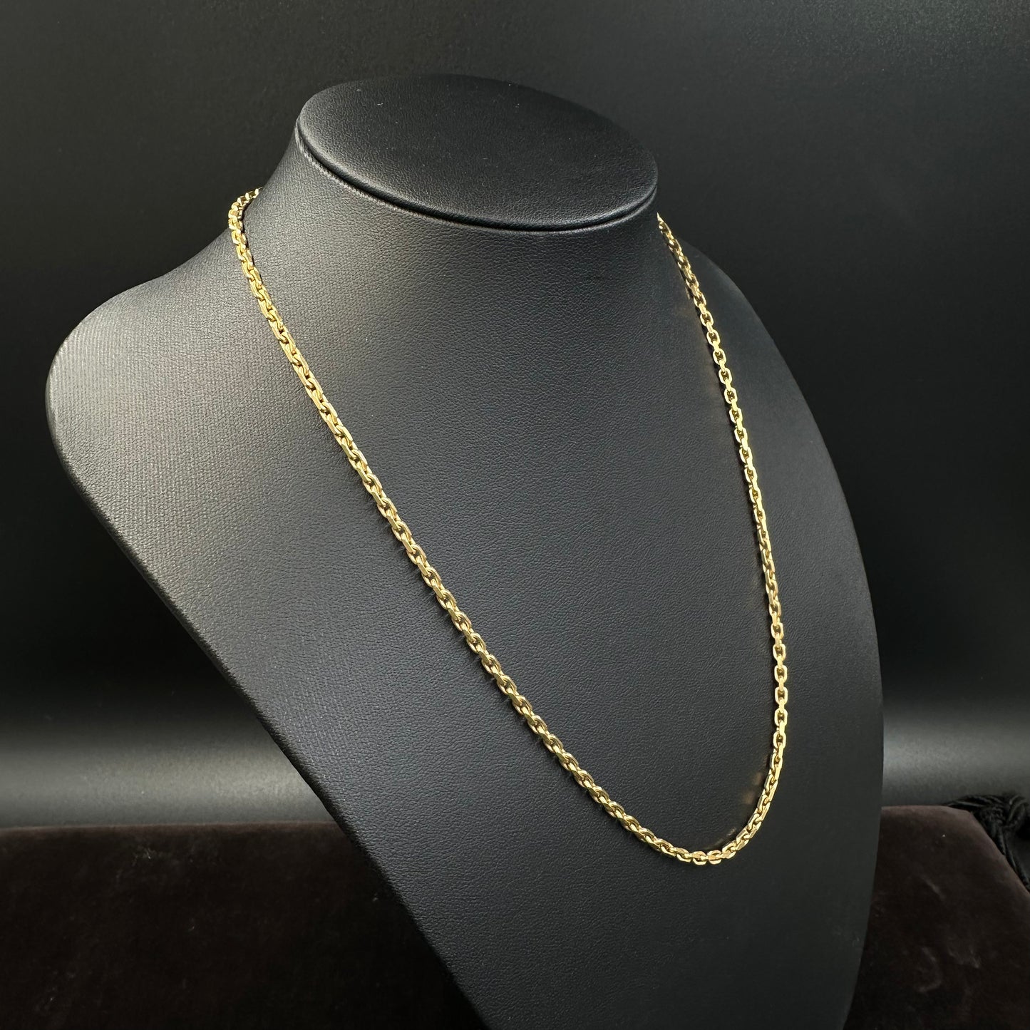 Ankerkette Goldkette 50cm x 2,5mm 333er 8Karat Gelbgold