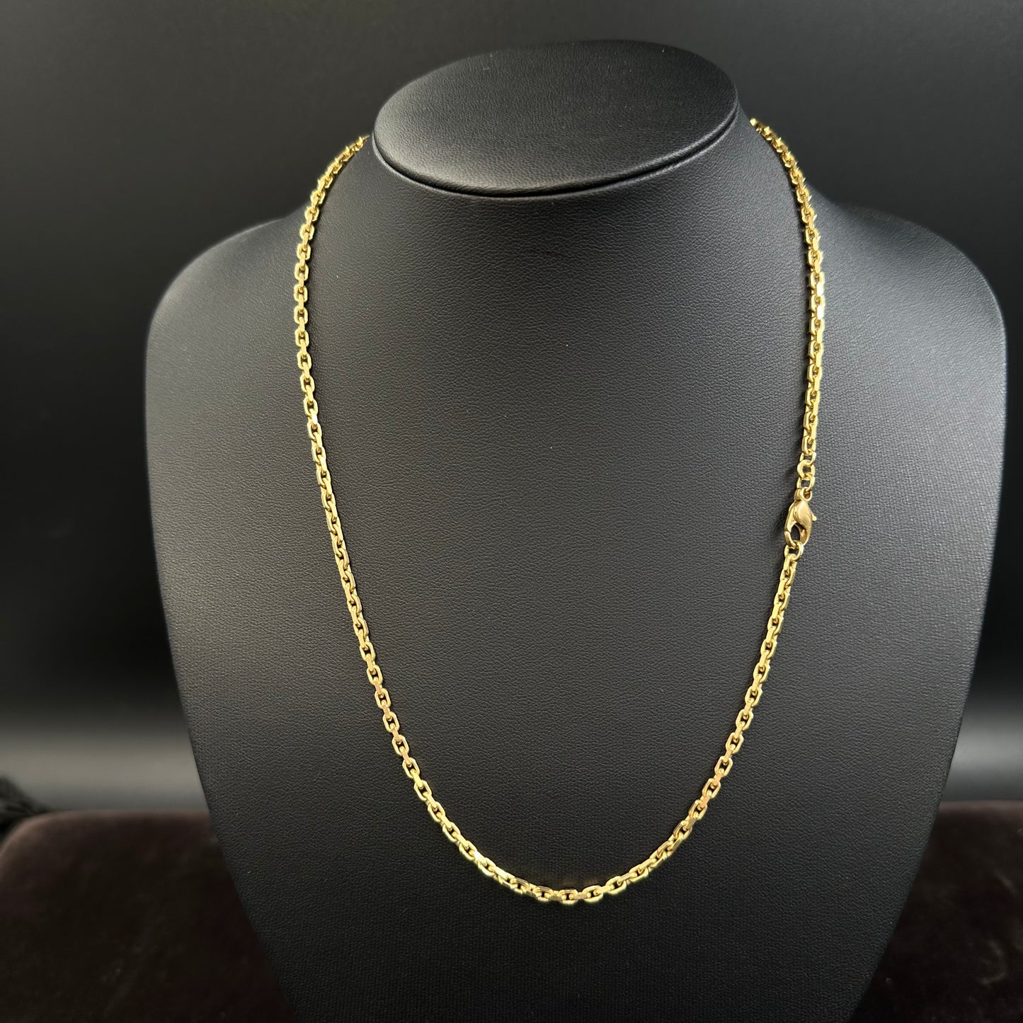Ankerkette Goldkette 50cm x 2,5mm 333er 8Karat Gelbgold