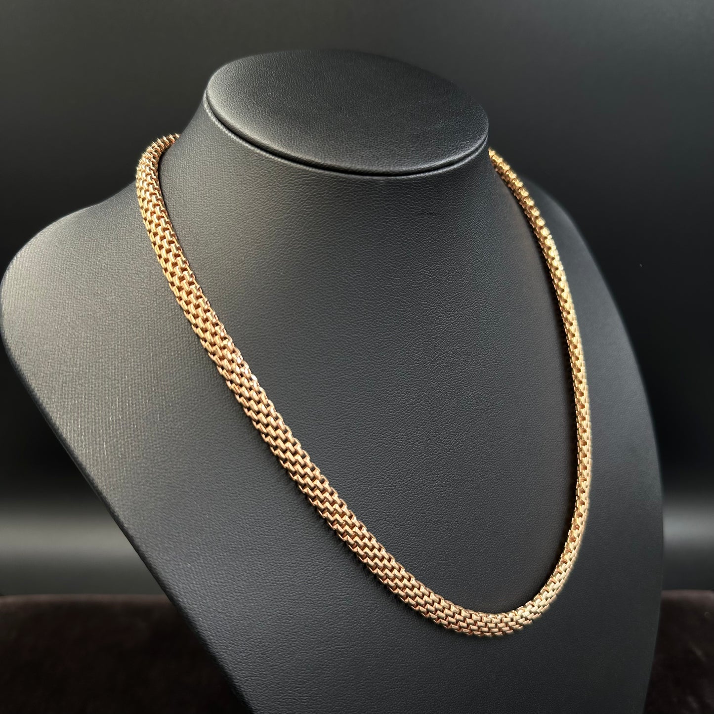 Schlauchkette Goldkette 50cm x 6mm 585 14Karat Gelbgold Flexkette