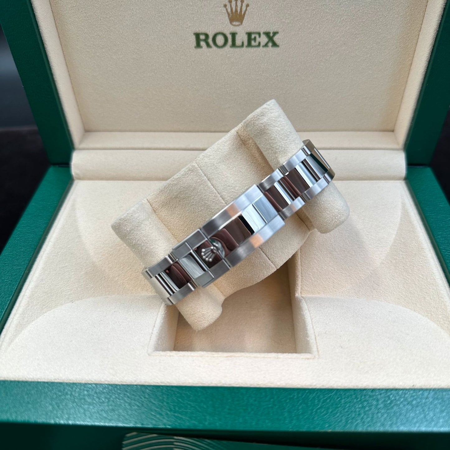 Rolex Datejust Oyster Perpetual 34 Zifferblatt blau Full Set + EK Rechnung