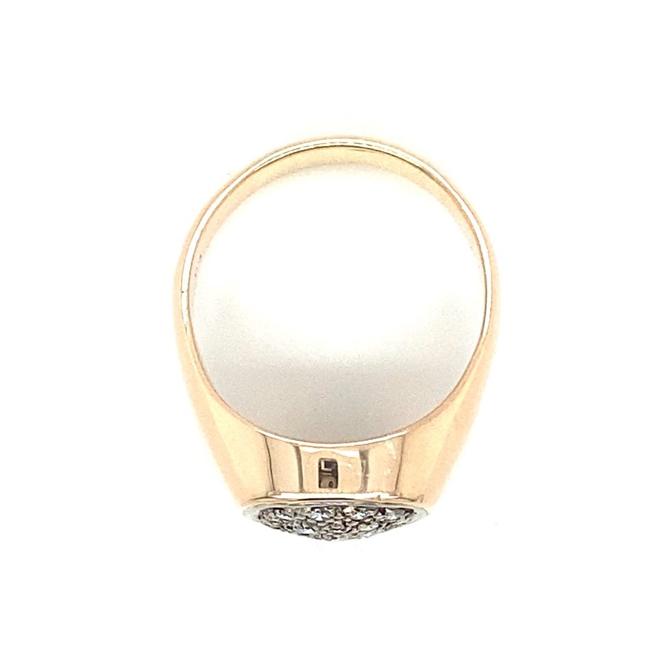 Brillantring Goldring 585er Gelbgold 14Karat Ring RG.56 Diamanten