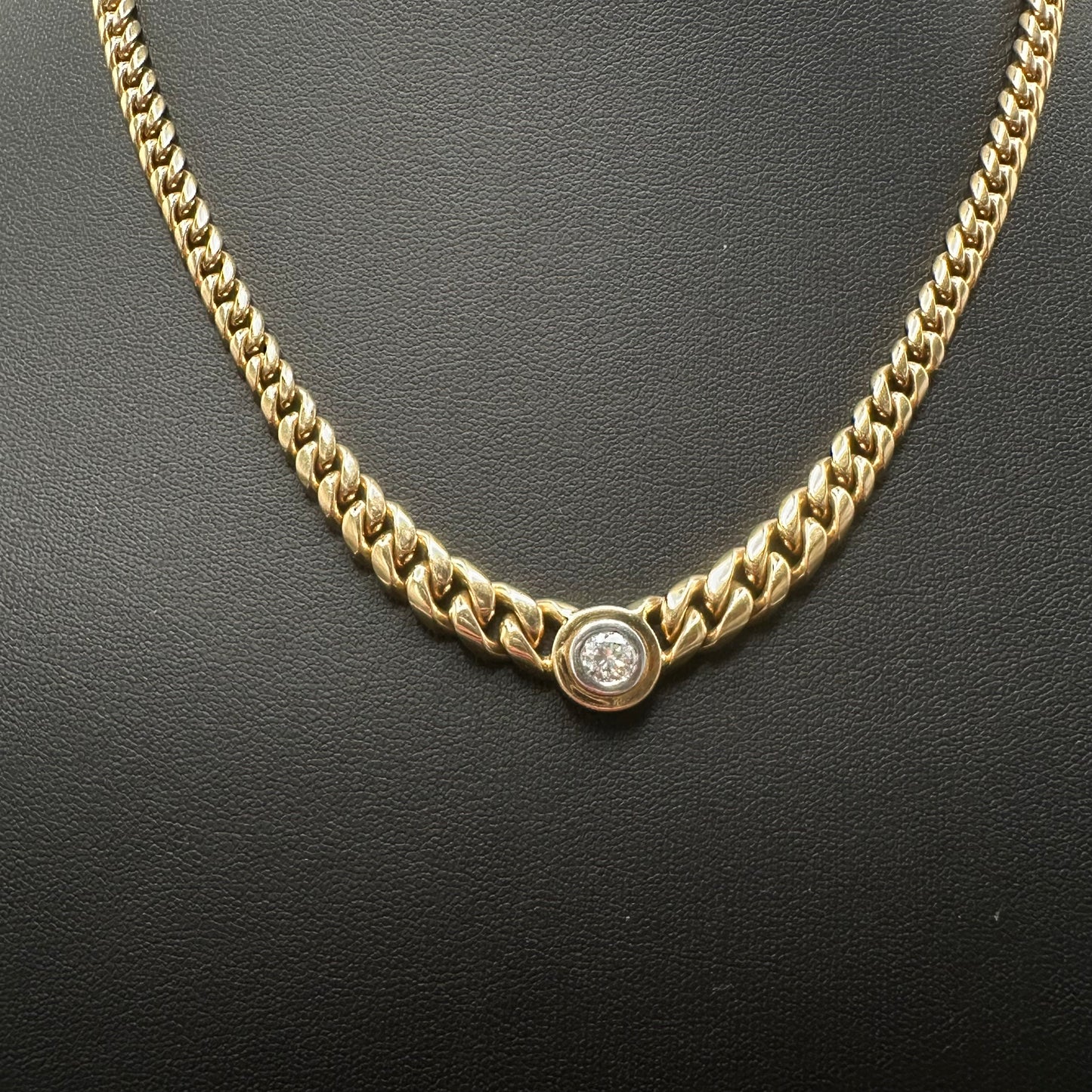 Brillanten Collier 0,53ct Brillant 750er Gelbgold 18 Karat mit Wertgutachten über: 18580€