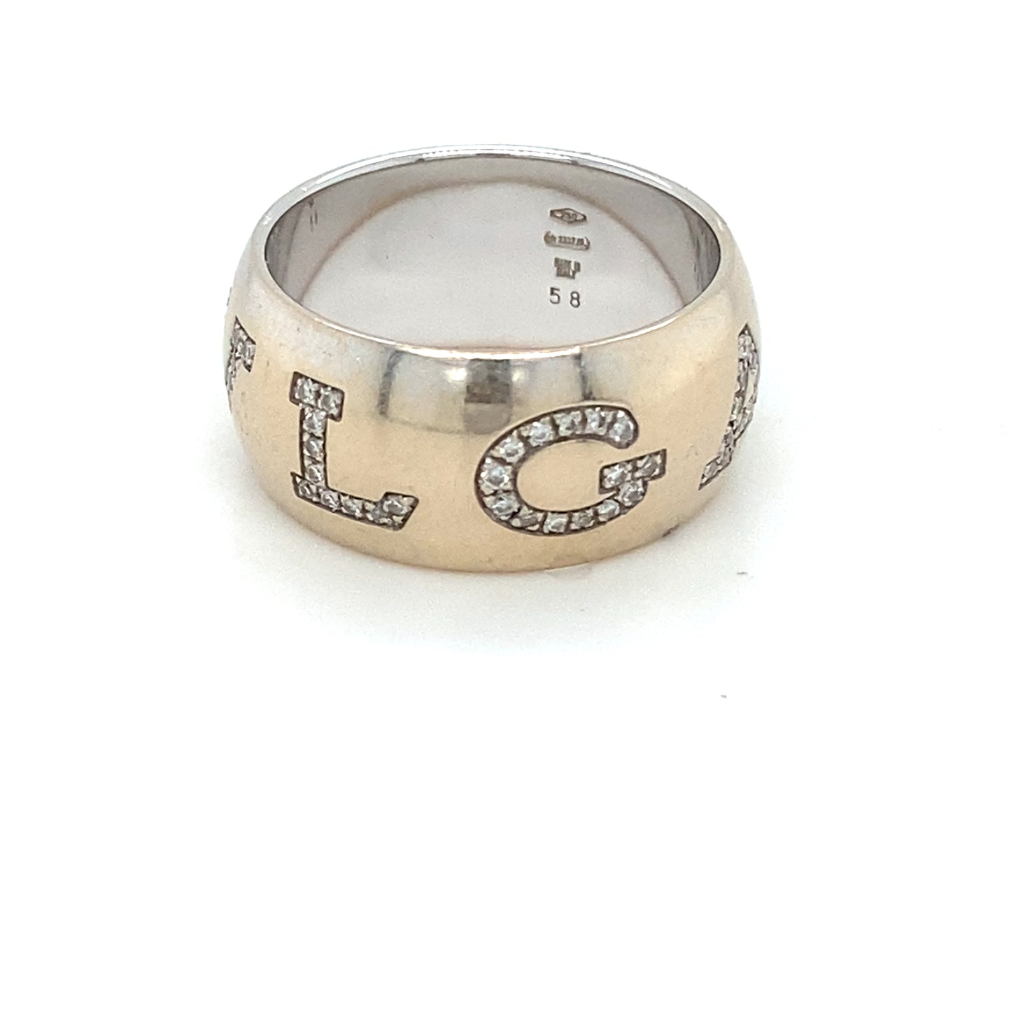 BVLGARI Goldring 750er Echtgold 18Karat RG:58 Designer