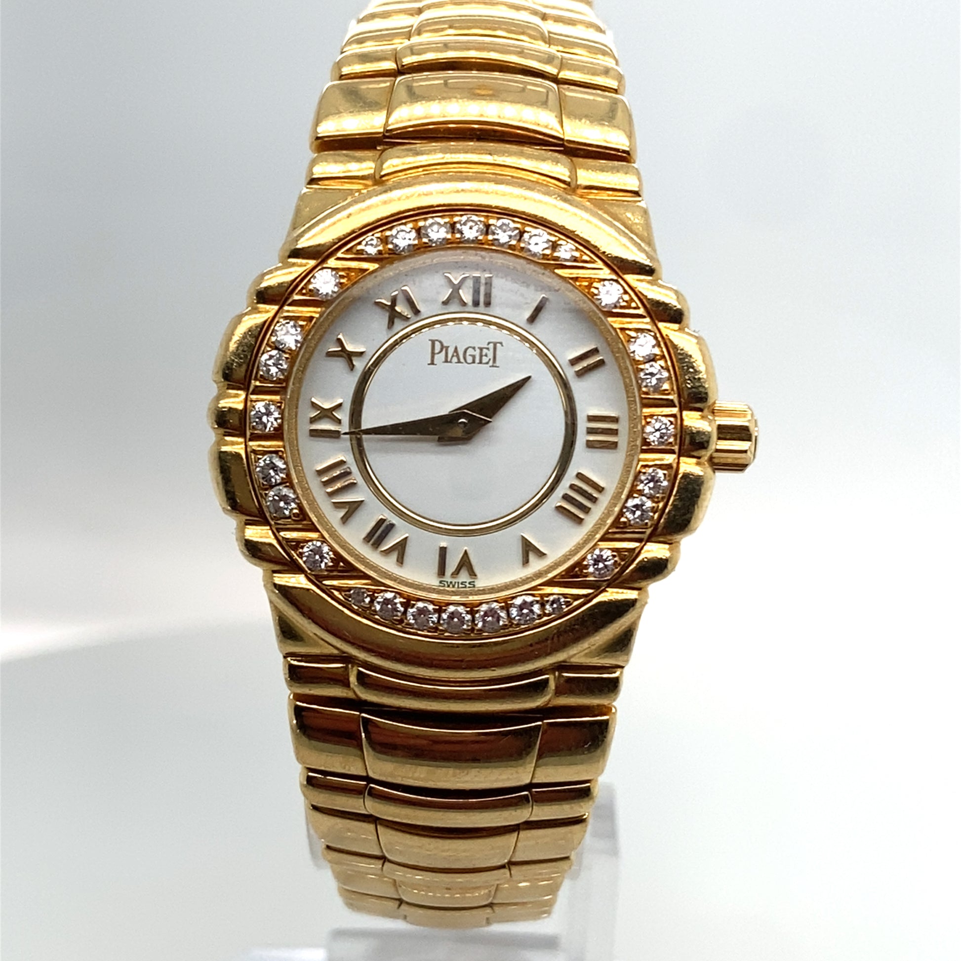 Piaget TANAGRA-Kollektion Damenuhr 18Karat 750er Gelbgold Römische