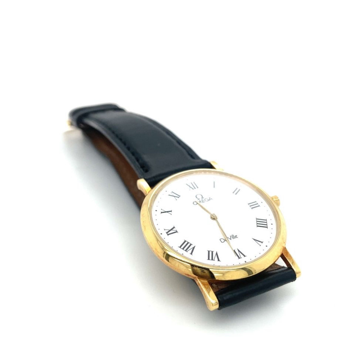 Omega De Ville Vollgold Golduhr Armbanduhr 18K Gelbgold