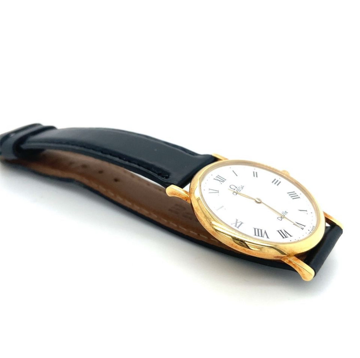 Omega De Ville Vollgold Golduhr Armbanduhr 18K Gelbgold