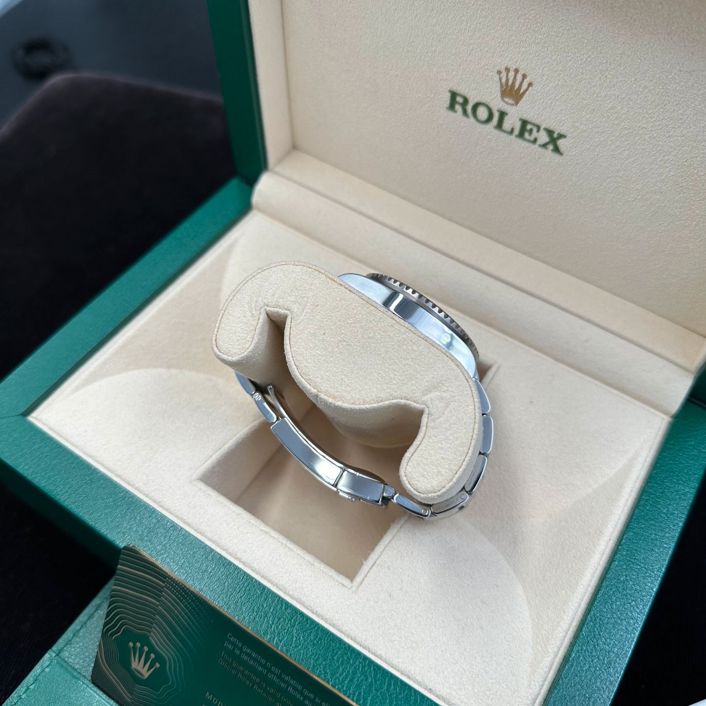 Rolex Datejust Oyster Perpetual 34 Zifferblatt blau Full Set + EK Rechnung