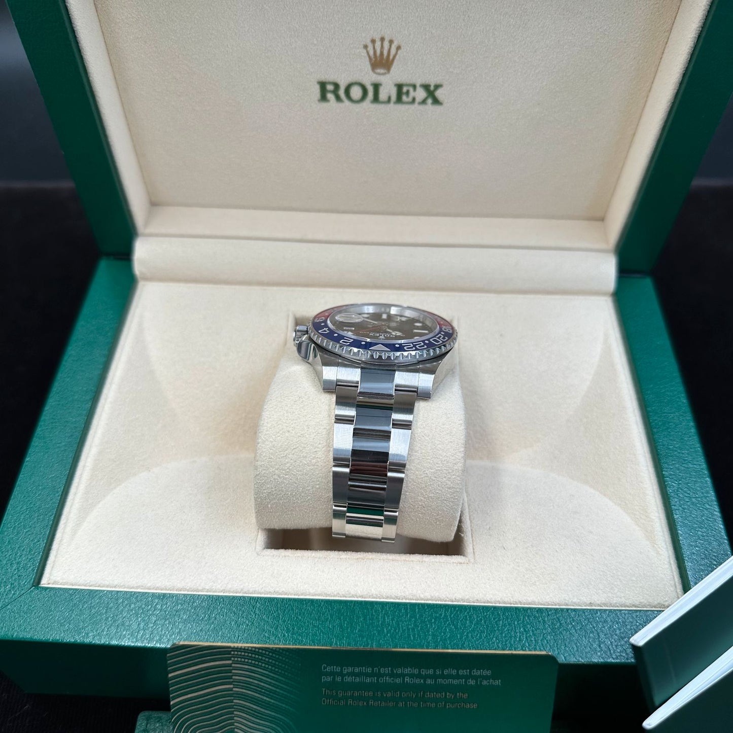 Rolex Datejust Oyster Perpetual 34 Zifferblatt blau Full Set + EK Rechnung
