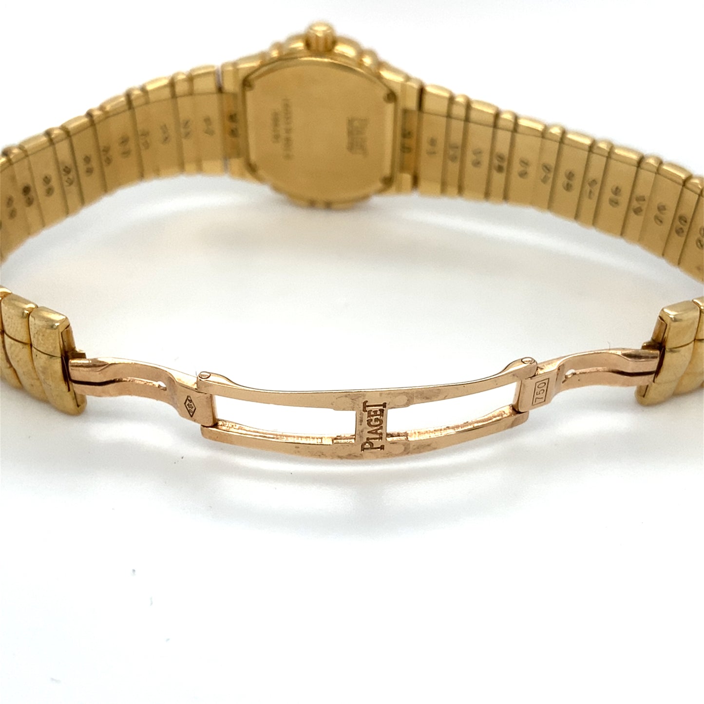 Piaget TANAGRA-Kollektion Damenuhr 18Karat 750er Gelbgold Römische Ziffern Brillanten Diamanten PIAGET