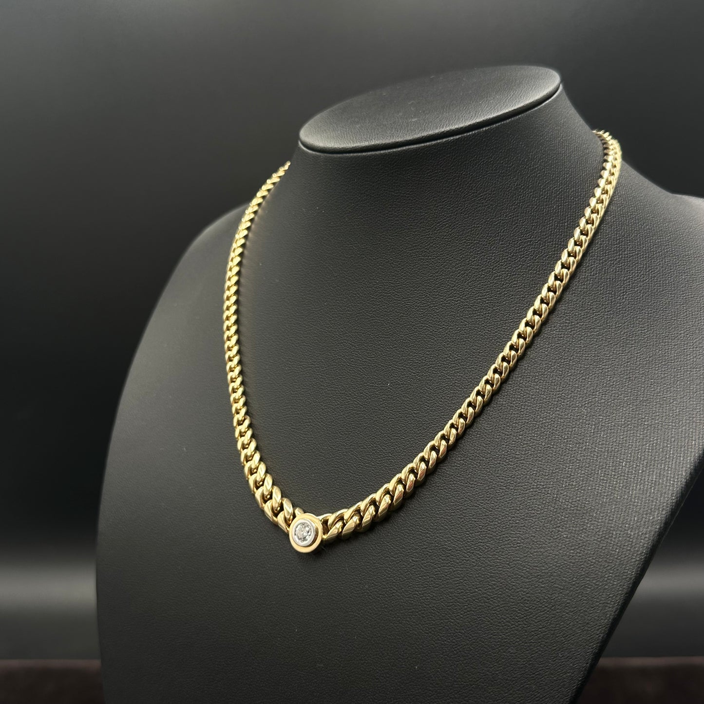 Brillanten Collier 0,53ct Brillant 750er Gelbgold 18 Karat mit Wertgutachten über: 18580€