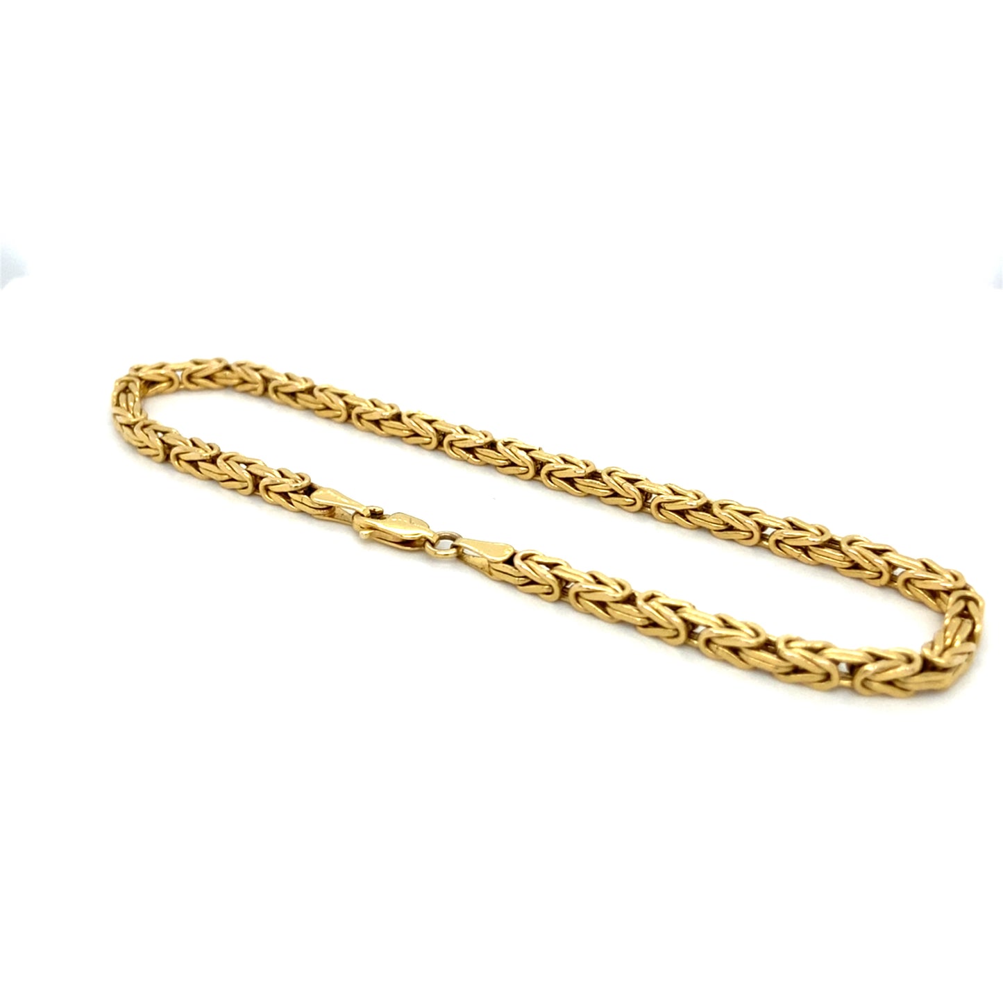 Königsarmband 14Karat Goldkette 585er Gelbgold 22cm