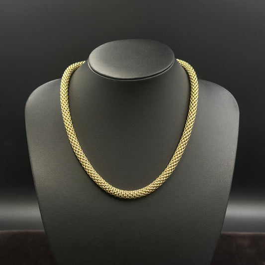 FOPE Kette 45cm + Armband 20cm 750er Gelbgold 18Karat Designer Fope Collier Schmuck Set