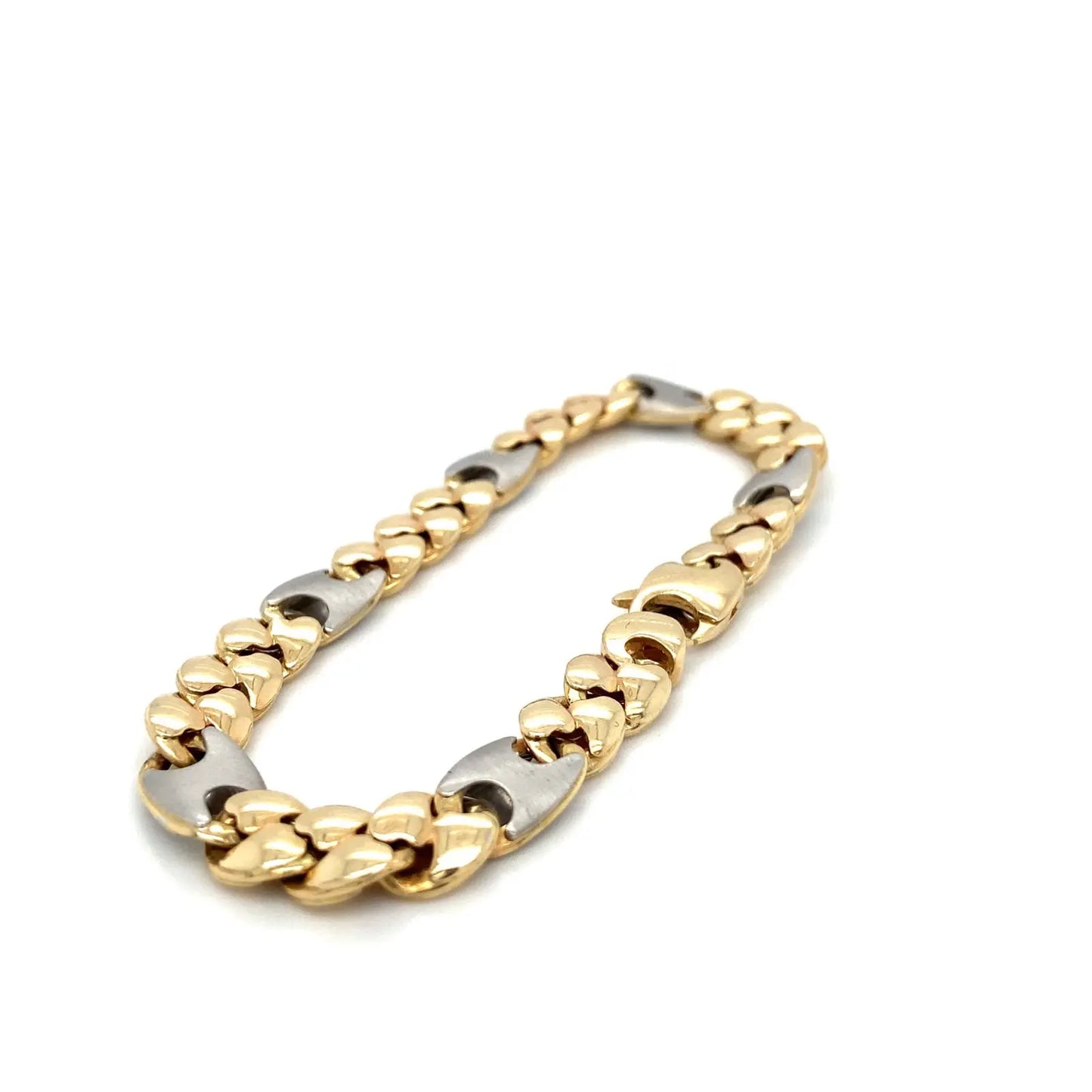 Figaro Armband 585er Gelbgold 14Karat 19,5cm Goldarmband Panzer