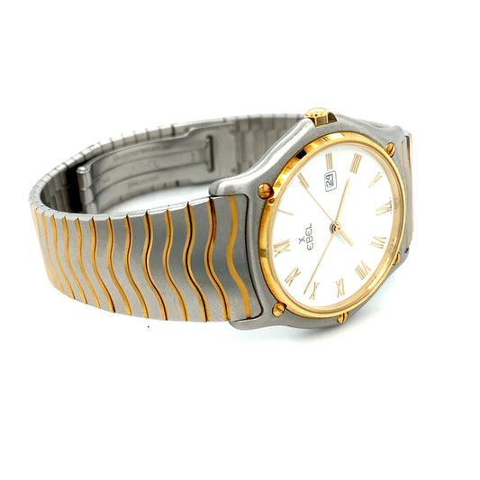 Ebel Wave Classic Herren Uhr Stahl/Gold Ref. 184903