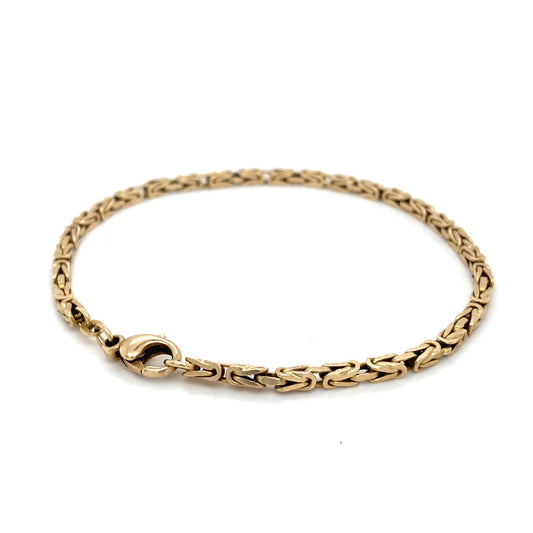 Königsarmband 585er Goldarmband 14Karat Gelbgold 20cm x 2,5mm König