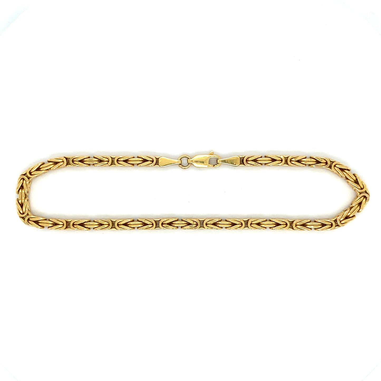 Königsarmband 14Karat Goldkette 585er Gelbgold 22cm