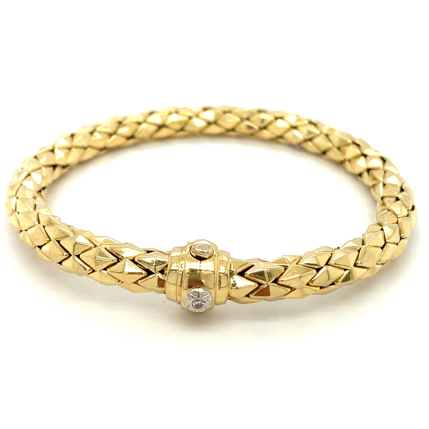 Chimento Armband 750er Gelbgold 18Karat Armreif 20cm x 6mm mit Zertifikat