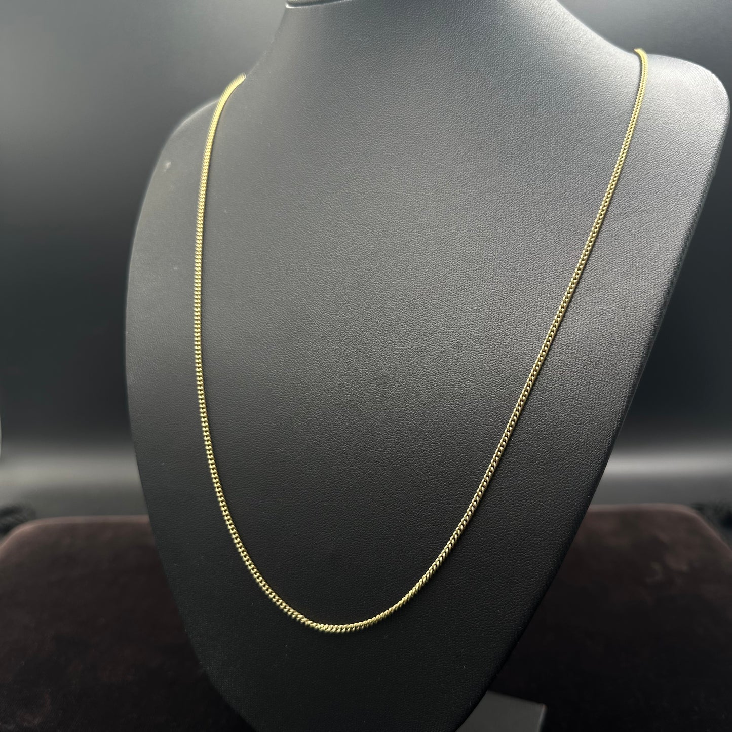 Panzerkette 333er Gelbgold 8Karat Goldkette 81cm x 2mm