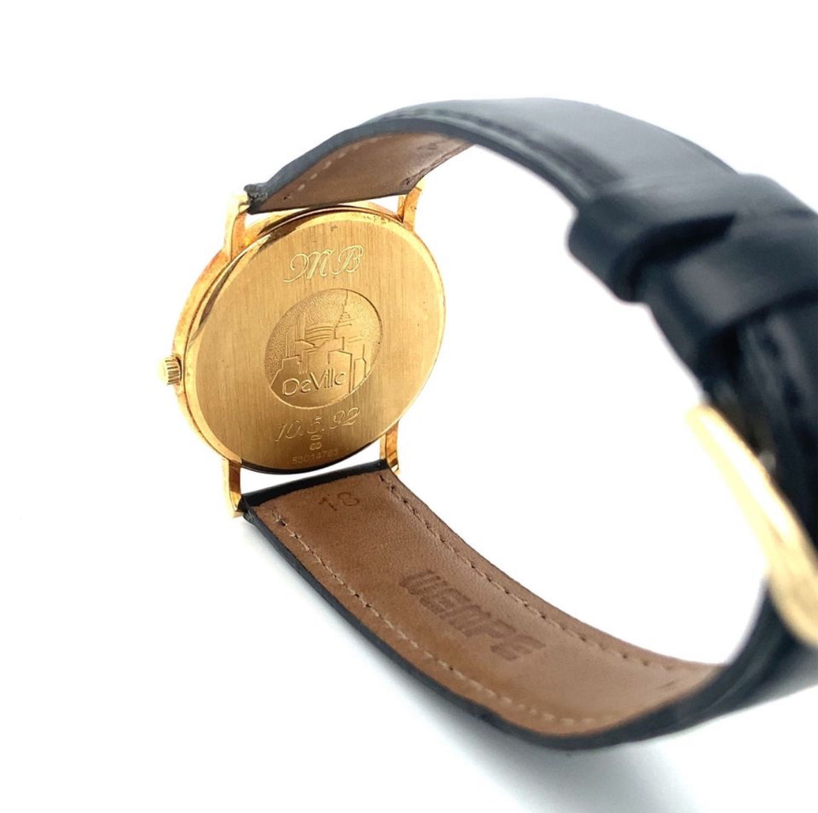 Omega De Ville Vollgold Golduhr Armbanduhr 18K Gelbgold