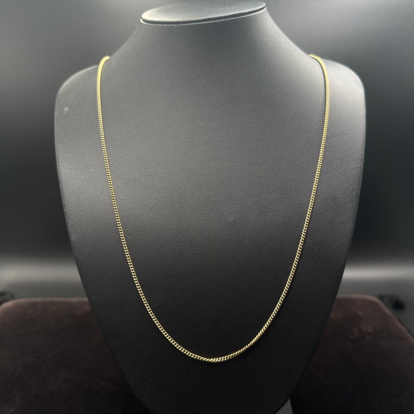 Panzerkette 333er Gelbgold 8Karat Goldkette 81cm x 2mm