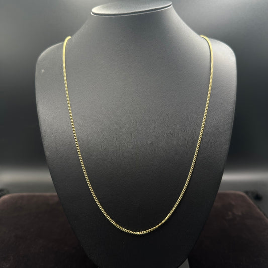 Panzerkette 333er Gelbgold 8Karat Goldkette 81cm x 2mm