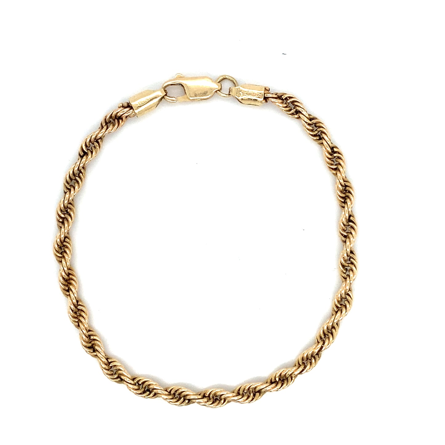 Kordel Armband 585 14Karat Goldarmband 19cm x 2mm Echtschmuck