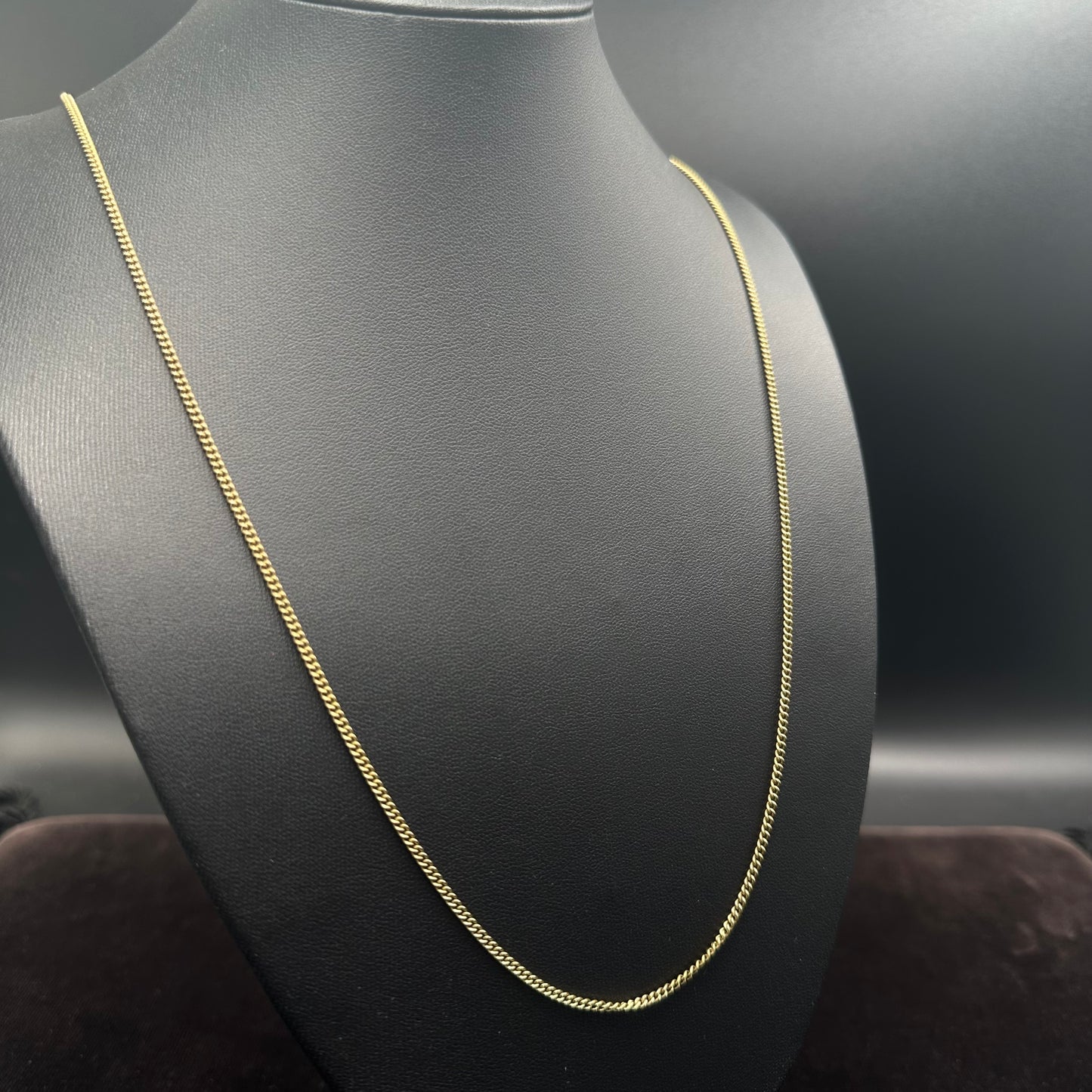 Panzerkette 333er Gelbgold 8Karat Goldkette 81cm x 2mm