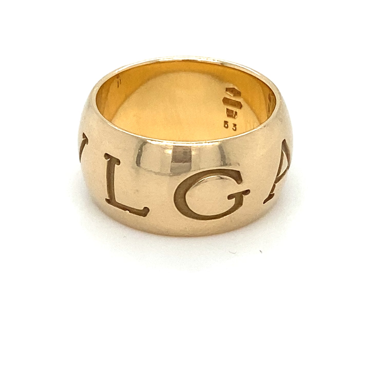 BVLGARI Designer Ring 750er Gelbgold 18Karat Goldring
