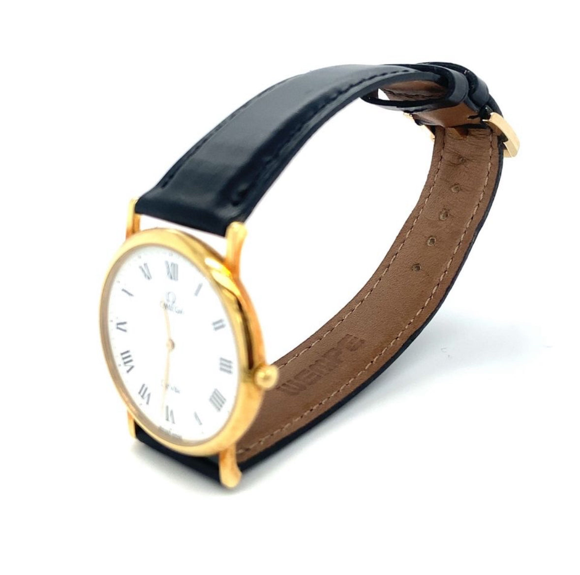 Omega De Ville Vollgold Golduhr Armbanduhr 18K Gelbgold