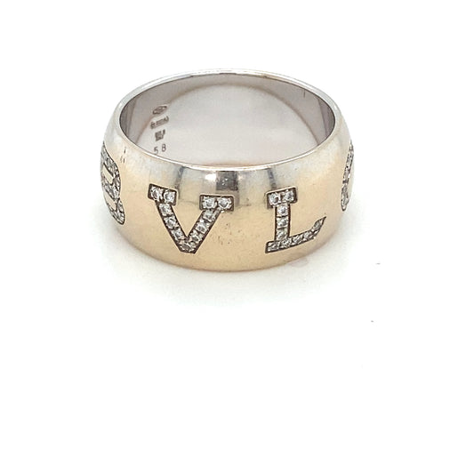 BVLGARI Goldring 750er Echtgold 18Karat RG:58 Designer
