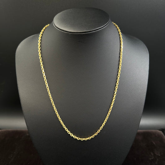 Ankerkette Goldkette 50cm x 2,5mm 333er 8Karat Gelbgold