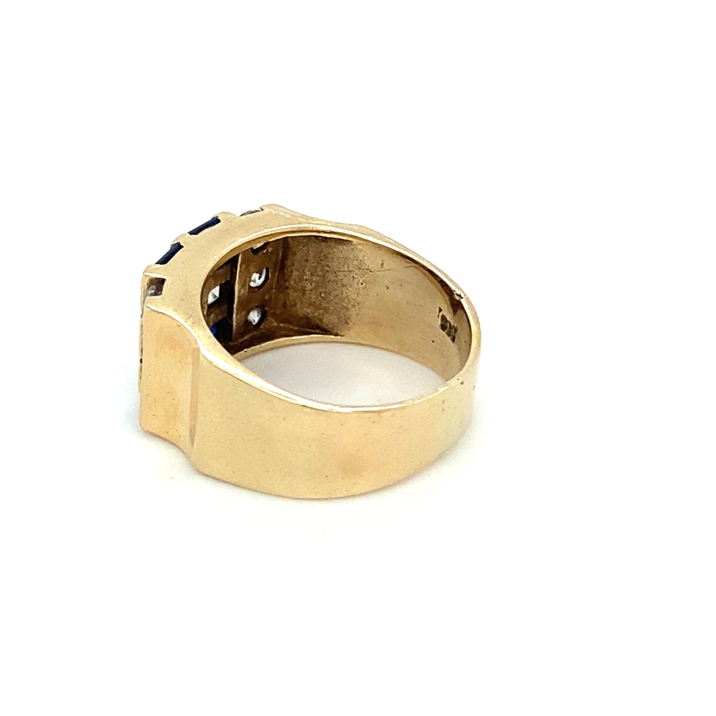 Edelstein Ring Goldring RG.50 14Karat Gelbgold