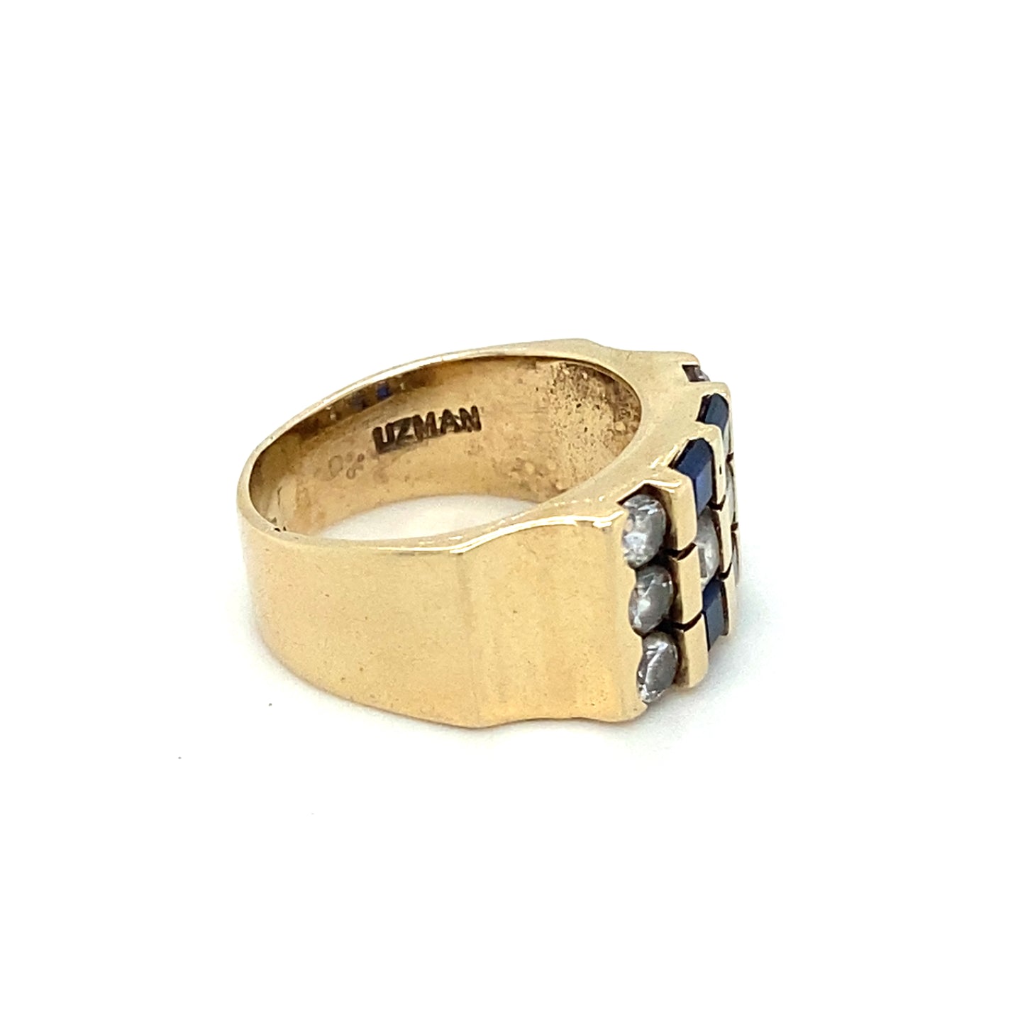 Edelstein Ring Goldring RG.50 14Karat Gelbgold