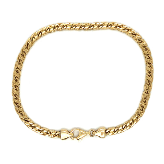 Figaro Armband 333er Gelbgold 8Karat 21cm Goldarmband Panzer